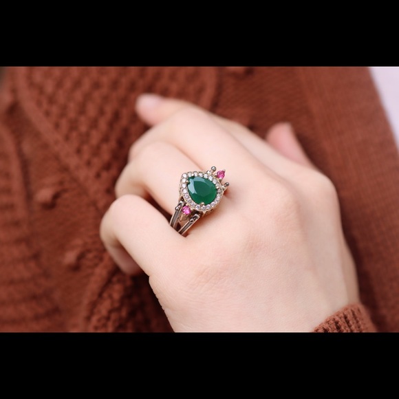 COPY - Reversible Ring-Two in a One Ring 925 Sterling Silver Band. - Picture 5 of 7